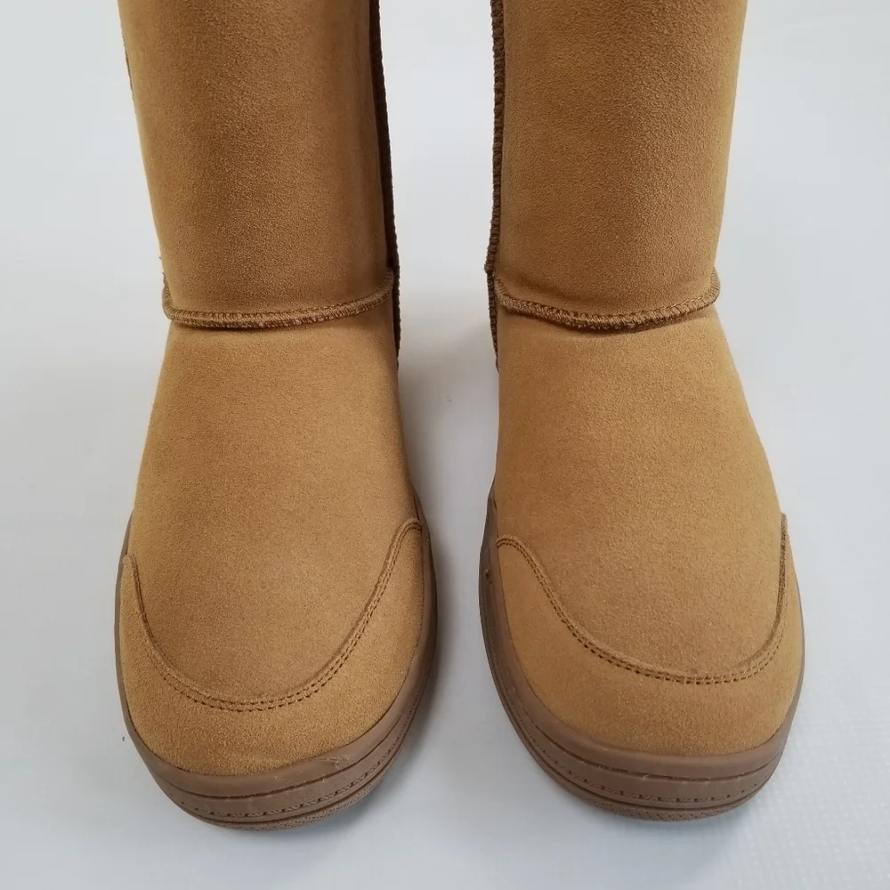 Guide Gear Suede Boots Sheepskin Footbed Mens 12 Unused Minor Imperfections